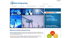 Desktop Screenshot of dynamicenergygroup.net